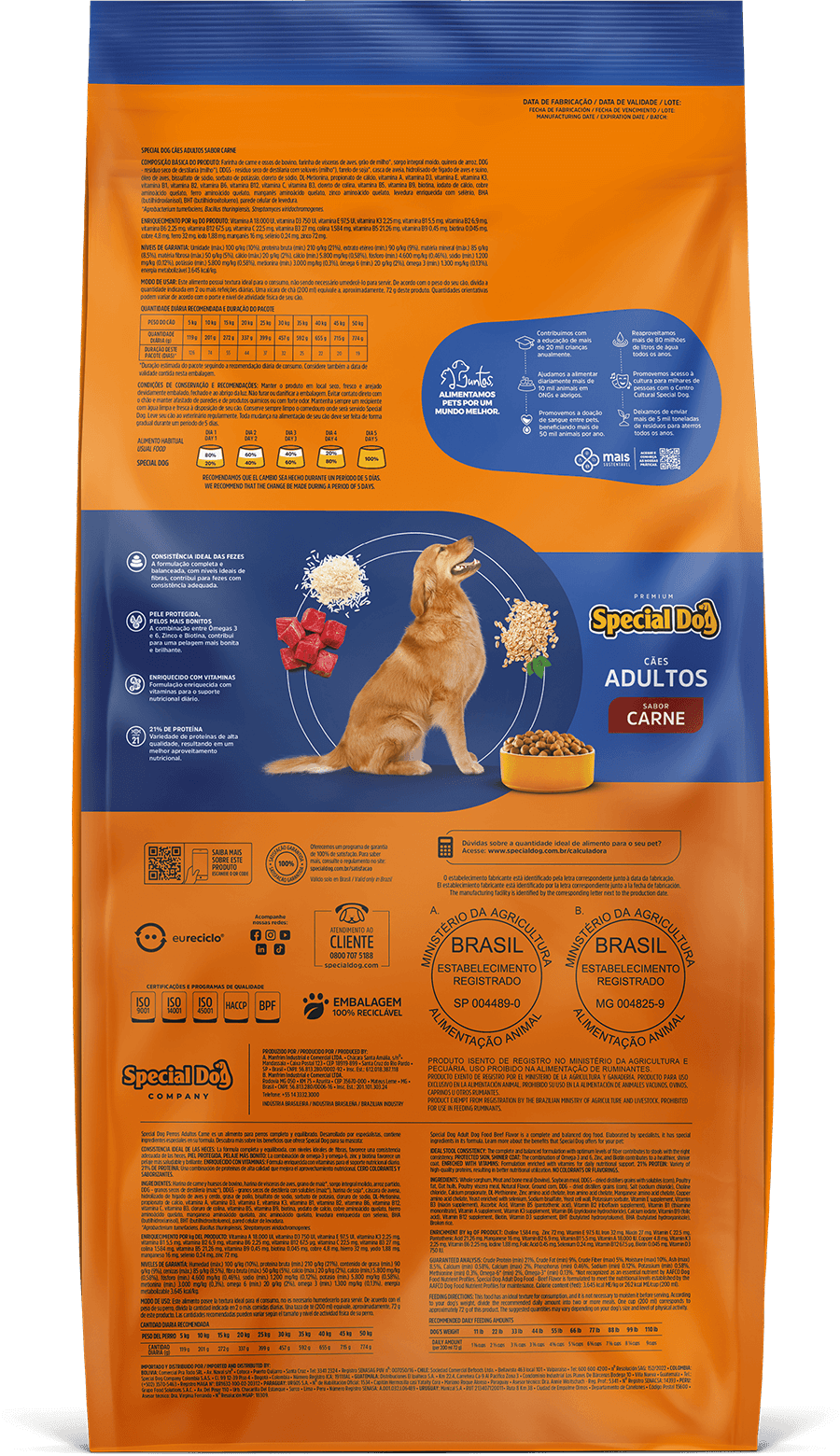 SPECIAL DOG ADULTO CARNE 10KG
