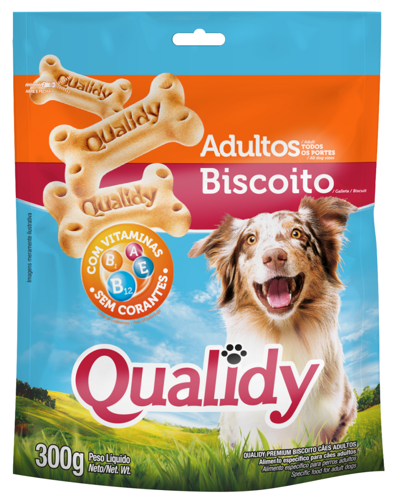 GALLETAS QUALIDY PERRO ADULTO 300GR