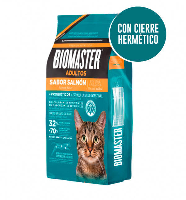 BIOMASTER GATO ADULTO SALMON 8KG