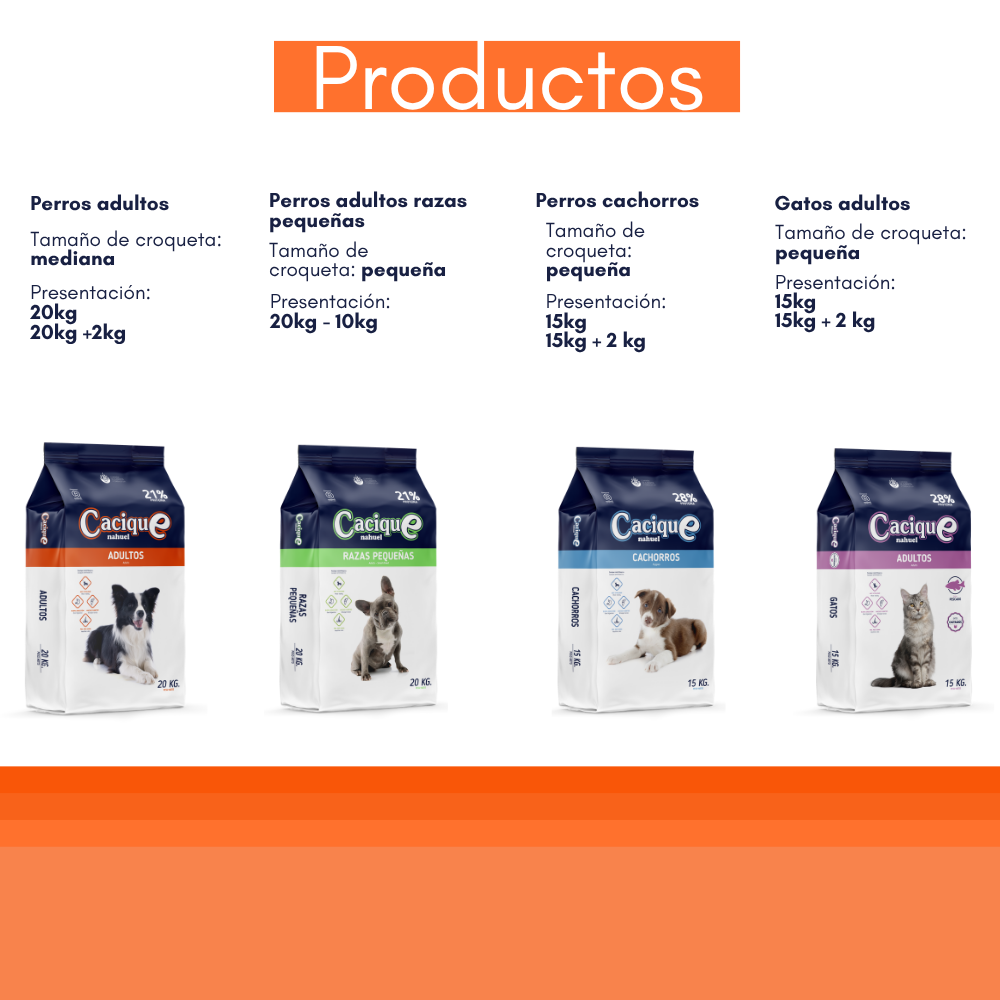 CACIQUE ALIMENTO PARA PERRO ADULTO RAZAS PEQUEÑAS 20KG