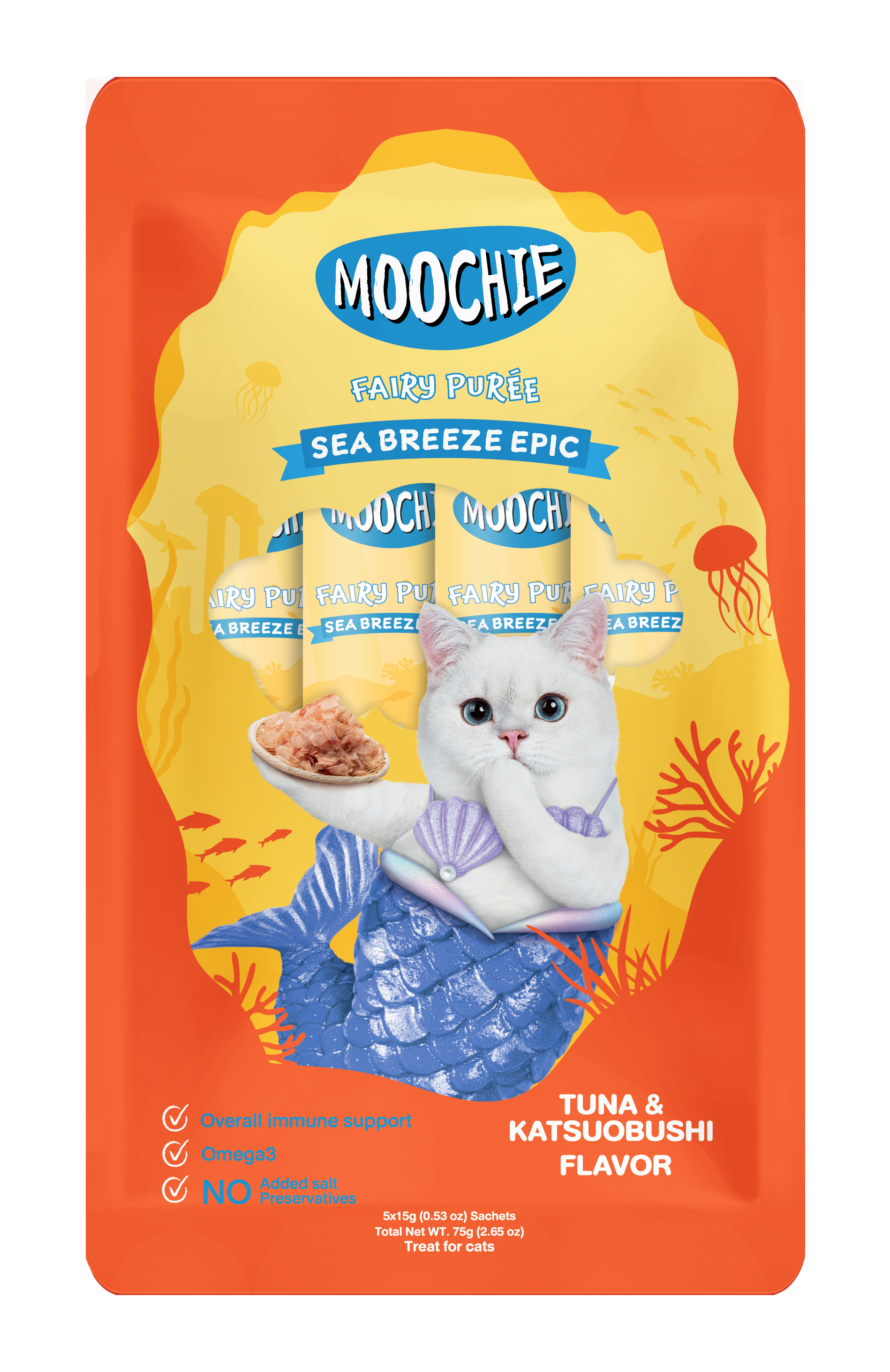 MOOCHIE TUBO GATO ATUN KATSUOBUSHI  15GR