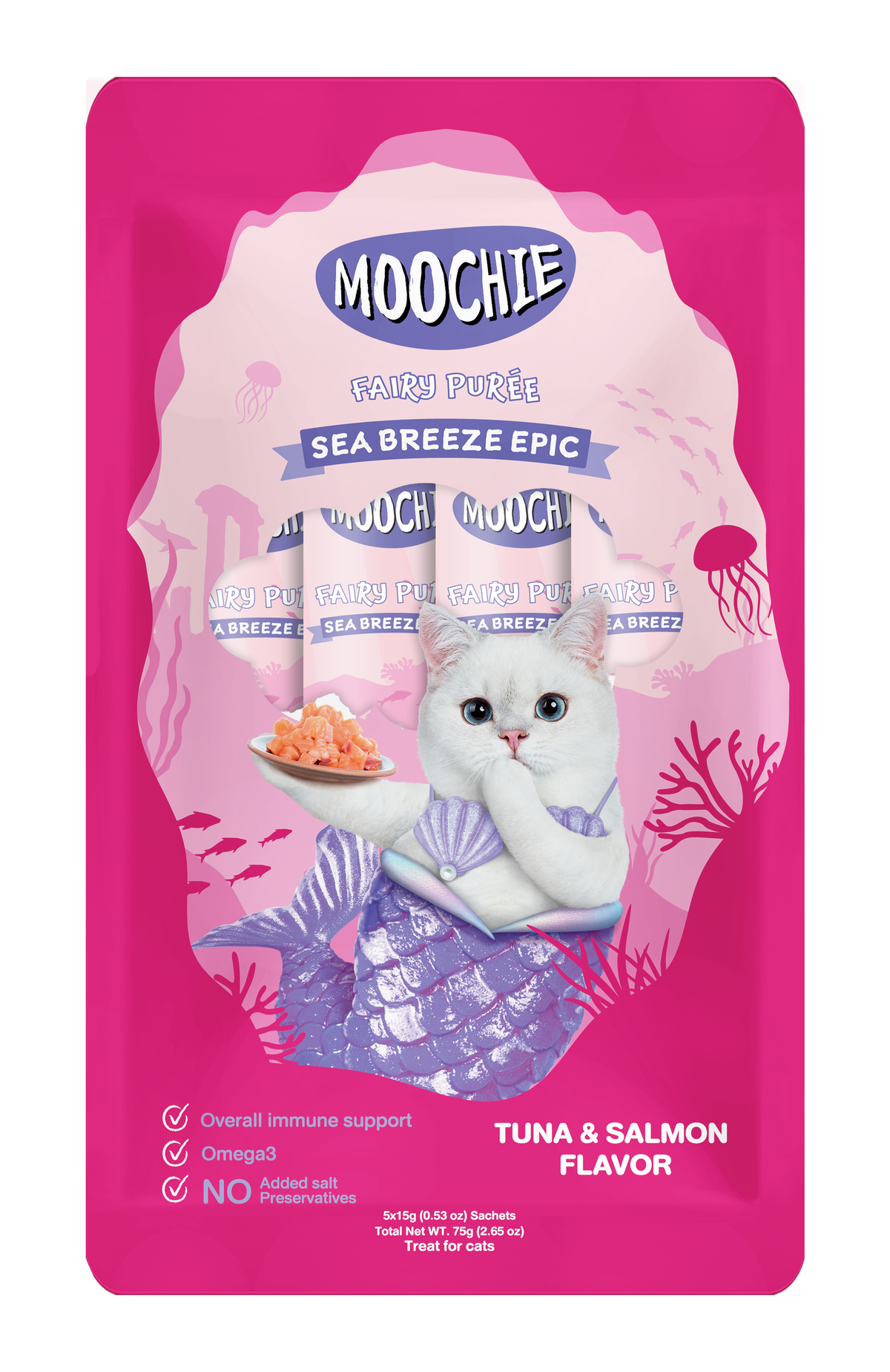 MOOCHIE TUBO GATO ATUN SALMON 75GR