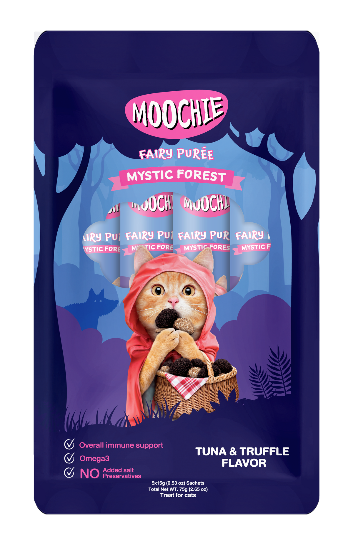 MOOCHIE TUBO GATO ATUN Y TRUFA  75GR