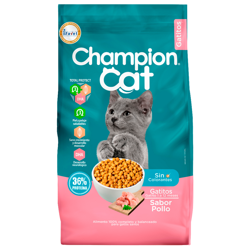 CHAMPION CAT GATITOS 8KG