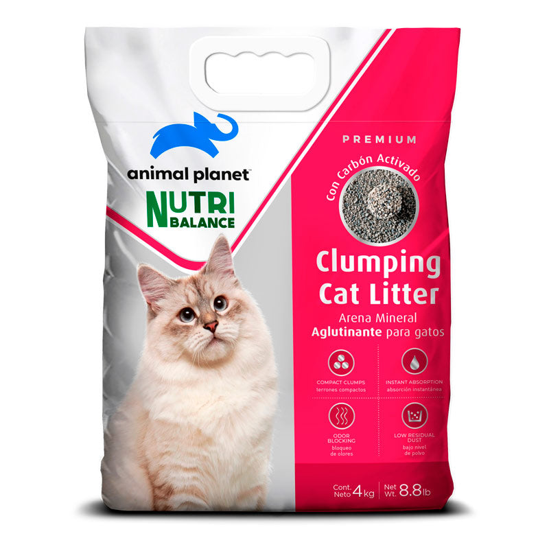 ARENA SANITARIA AGLUTINANTE ANIMAL PLANET 4KG