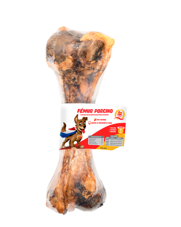 HUESO FEMUR NATURAL PORCINO GRAN CANIN 234GR