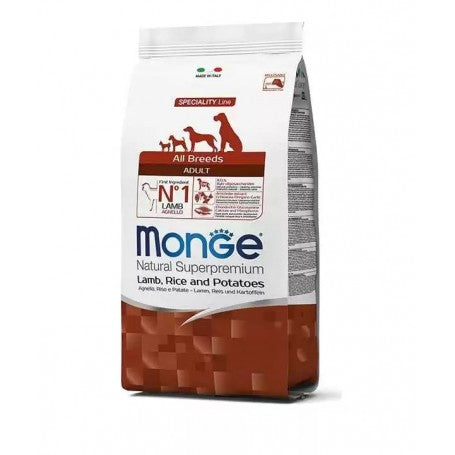 MONGE ADULTO CORDERO, ARROZ Y PAPAS 2.5 KG
