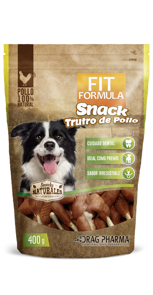 SNACK FIT FORMULA DOG TRUTRO DE POLLO 400GR