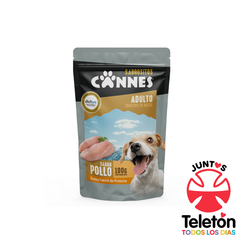 CANNES SOBRE ADULTO POLLO 100GR