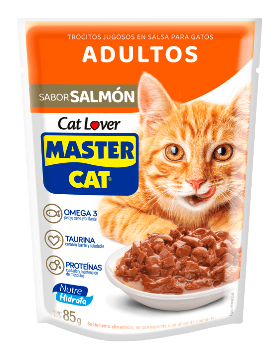 MASTERCAT SOBRE ADULTO SALMÓN 85GR