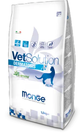 MONGE VETSOLUTION GATO DERMATOSIS 1.5KG