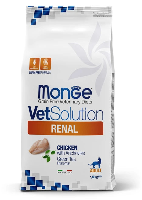 MONGE VETSOLUTION RENAL GATO 1.5 KG