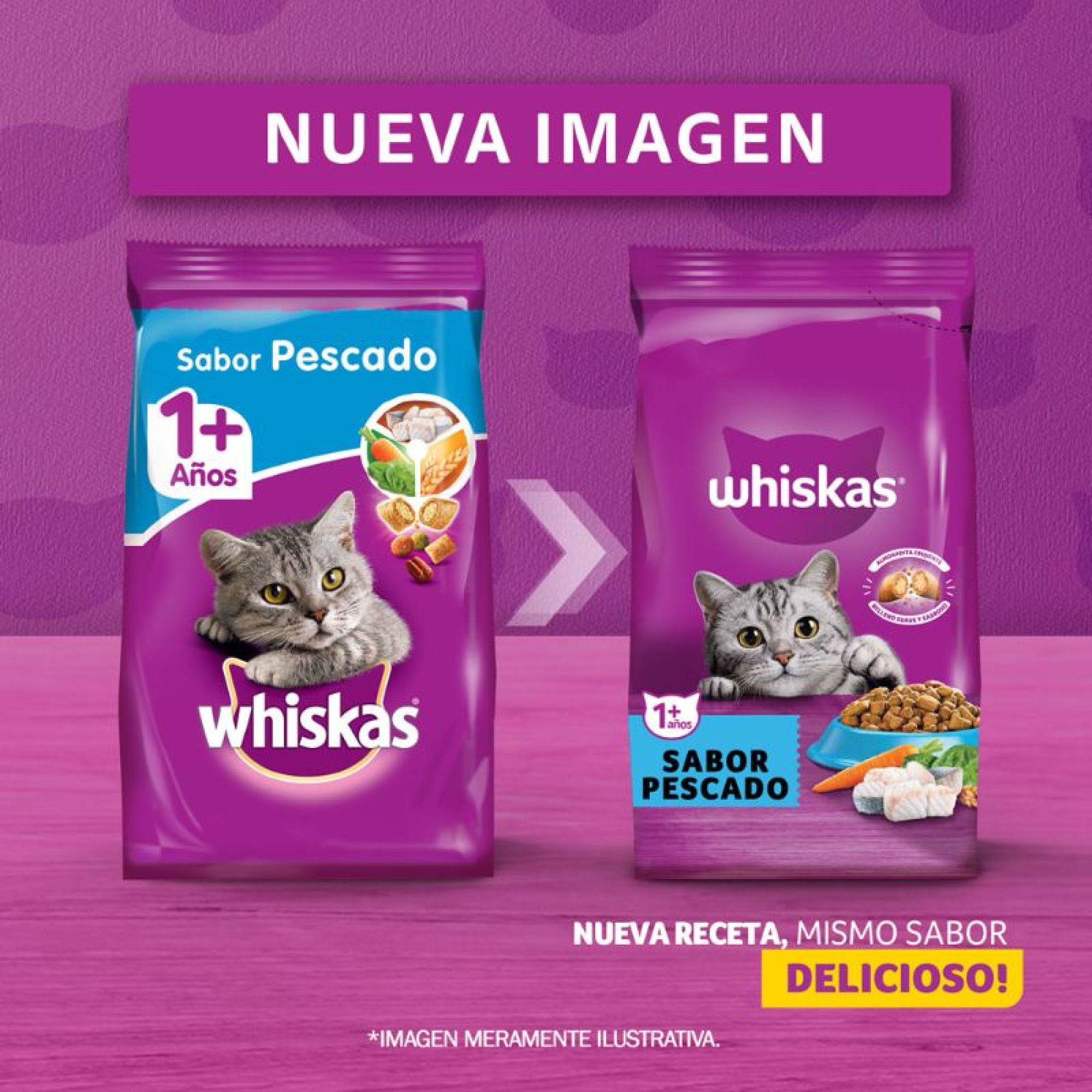 WHISKAS PESCADO 3KG