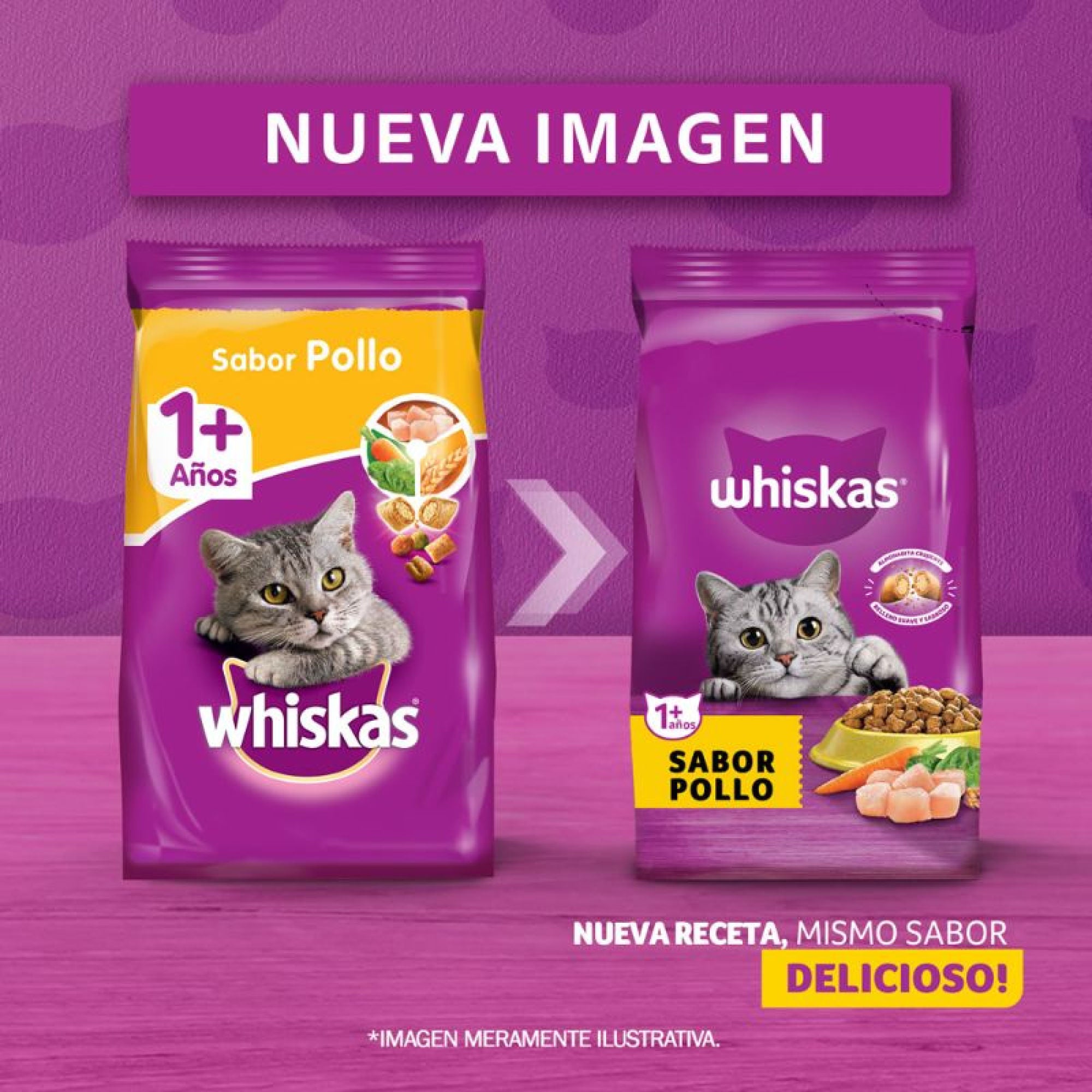 WHISKAS POLLO 3KG