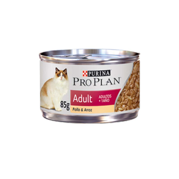 LATA PROPLAN GATO ADULT CHICKEN TUNA 85GR