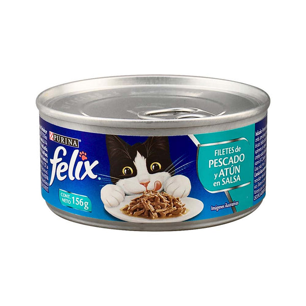 LATA FELIX GATO FILETE PESCADO/ATUN SALSA 156GR