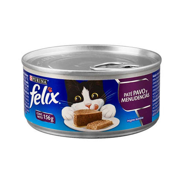 LATA FELIX GATO PAVO PATE 156GR