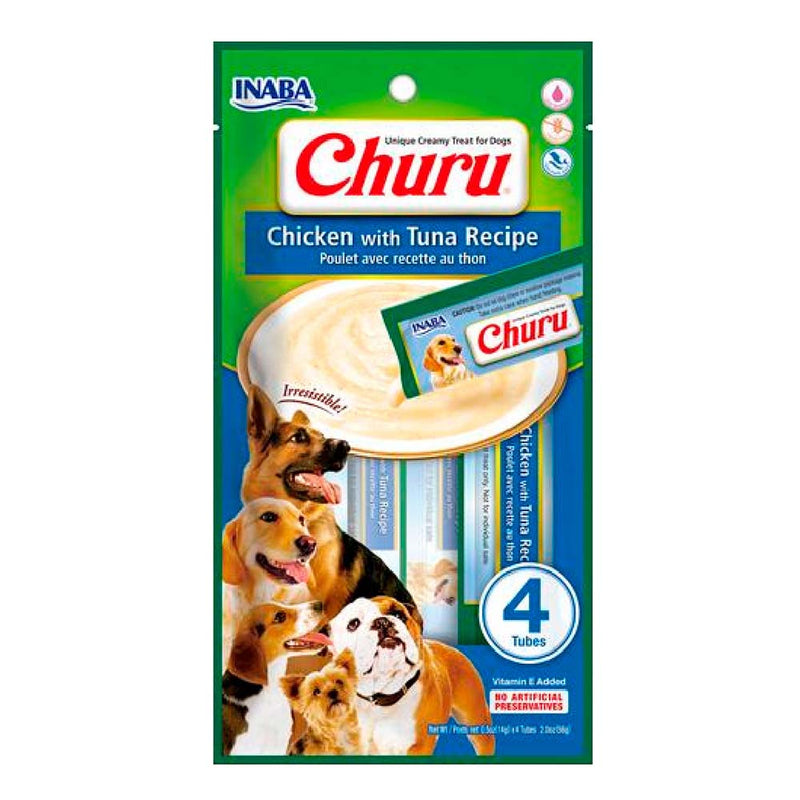 CHURU SOBRE DOG CHICKEN/TUNA 56GR