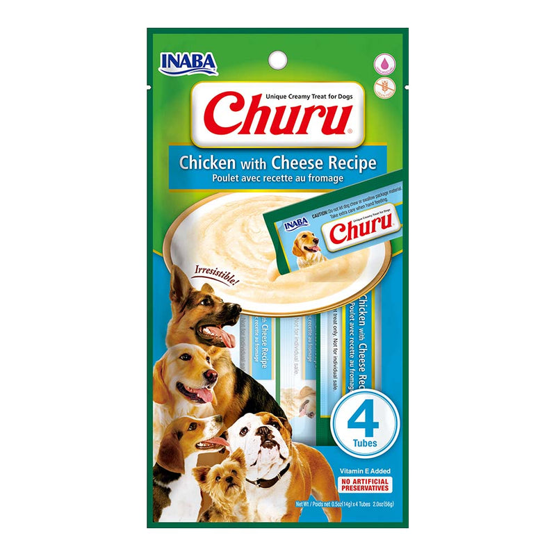 CHURU SOBRE DOG POLLO/CHEESE 56GR