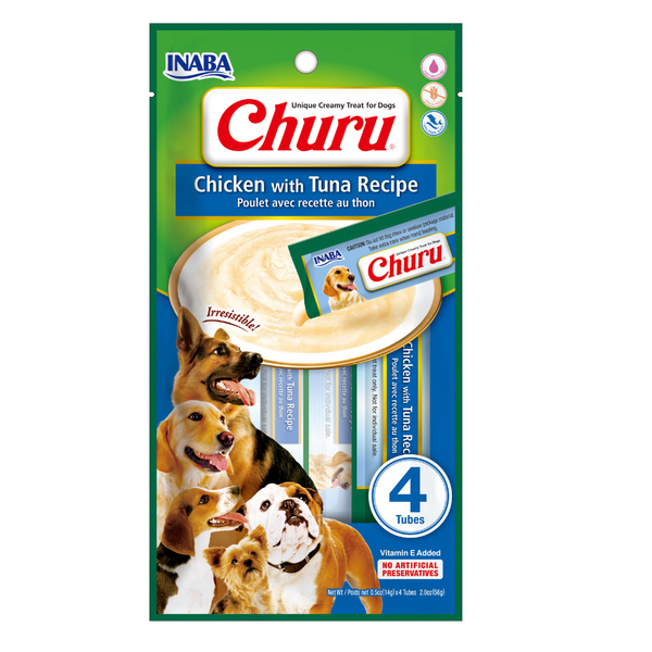 CHURU SOBRE DOG CHICKEN/TUNA 56GR