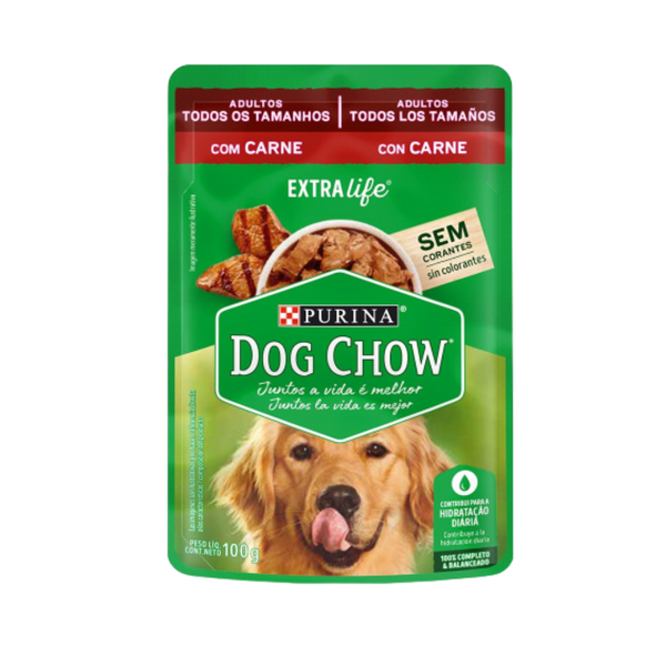 DOG CHOW SOBRE ADULTO CARNE 100GR