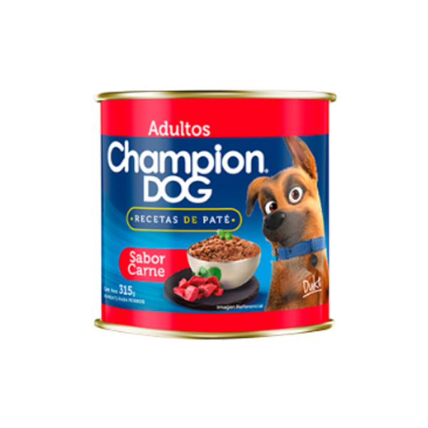 LATA CHAMPION DOG CARNE Y CEREAL 315GR