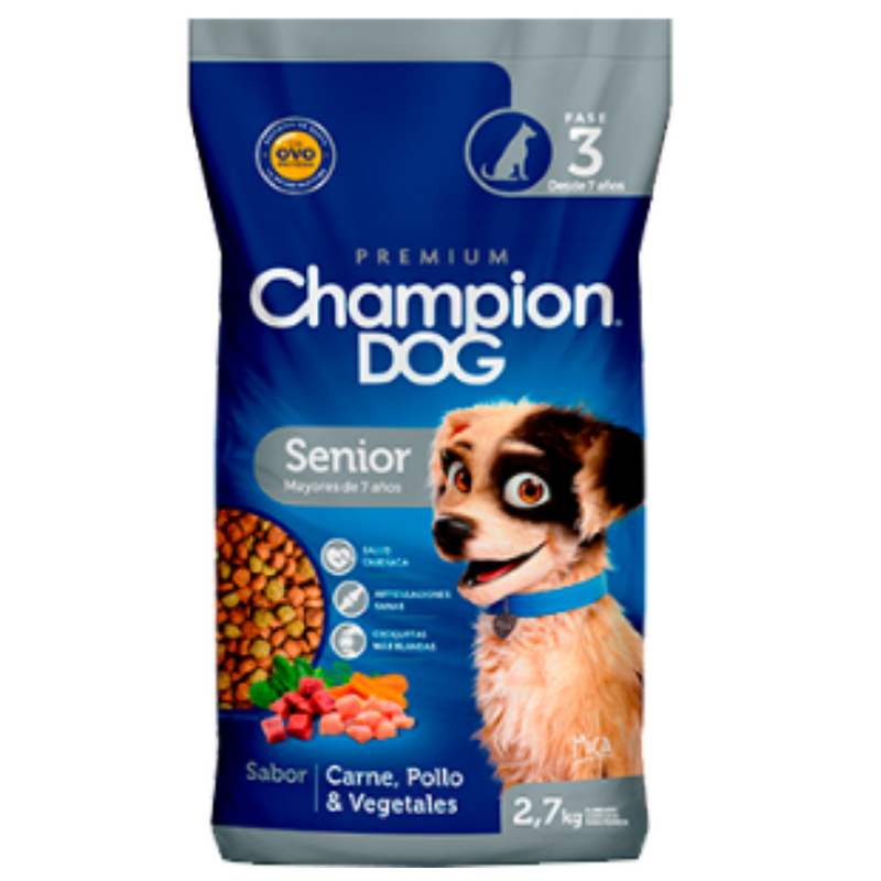 CHAMPION DOG SENIOR CARNE Y POLLO