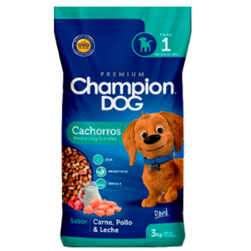 CHAMPION CACHORRO MYG CARNE Y POLLO