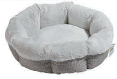 CAMA MASCOTA REDONDA ACOLCHADA 65X65X18 CM (9372-2001)