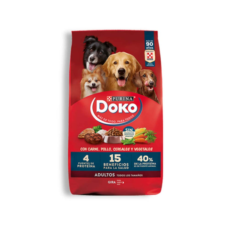 DOKO ADULTO CARNE ASADA C/CEREALES 24KG