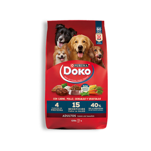 DOKO ADULTO CARNE ASADA C/CEREALES 24KG