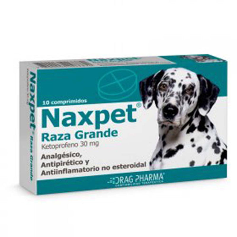 NAXPET ANALGESICO RAZA GRANDE 30MG X10 COMPR. (11-1242-1)