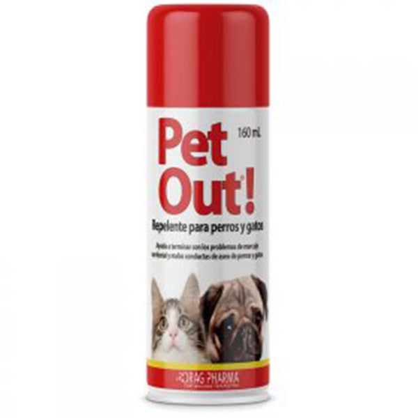 PET OUT REPELENTE PERRO/GATO 160ML