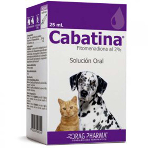 CABATINA PERROS Y GATOS 25ML