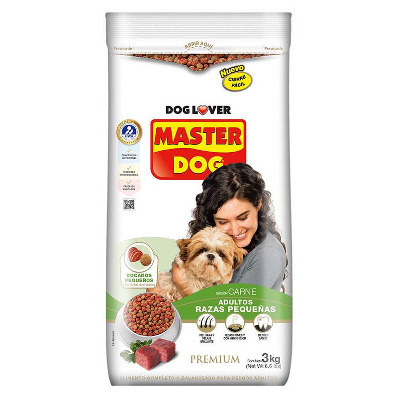 MASTERDOG ADULTO CARNE R.PEQUEÑAS