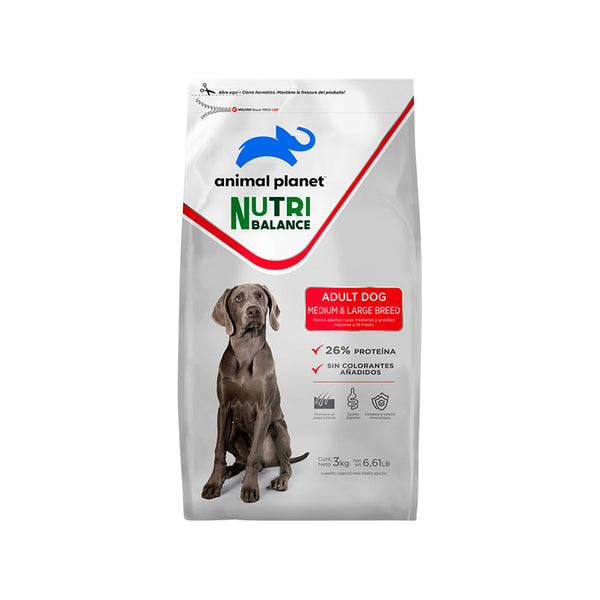 ANIMAL PLANET NB ADULT DOG MEDIUM/LARGE BREED 20KG