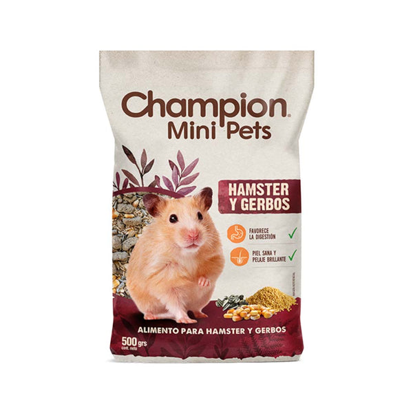 CHAMPION MINI PETS P/HAMSTER 500GR