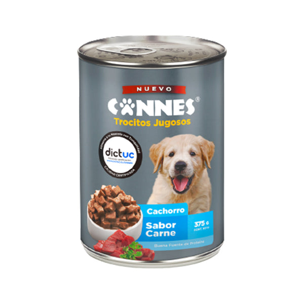 LATA CANNES CACHORRO CARNE 375GR