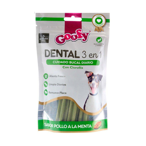 SNACK GOOFY HUESO DENTAL 3 EN 1 70GR