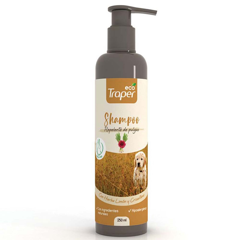 SHAMPOO REPELENTE PULGAS ECO TRAPER 250ML