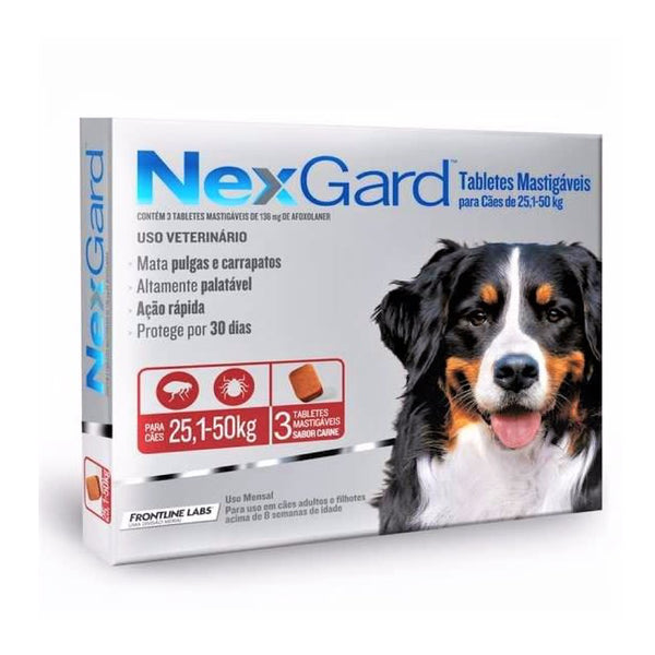 NEXGARD PERRO 25-50KG X 3 COMPRIMIDOS