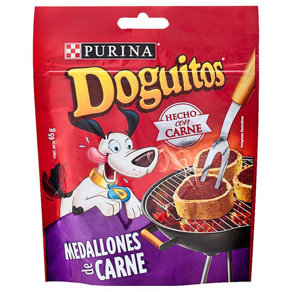 DOGUITOS SOBRE MEDALLONES CARNE 65GR