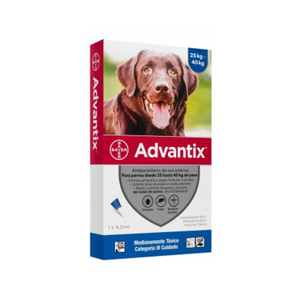 PIPETA ADVANTIX 25-40KG ANTIPAR. EXTERNO  (86690322)