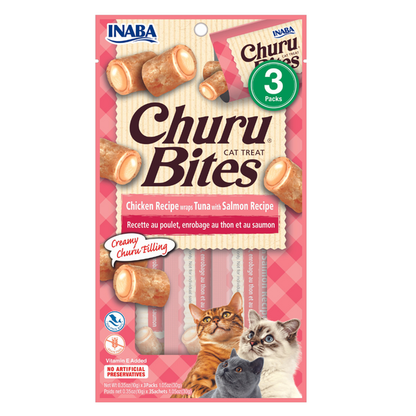 CHURU BITES CHICKEN SALMON 30GR