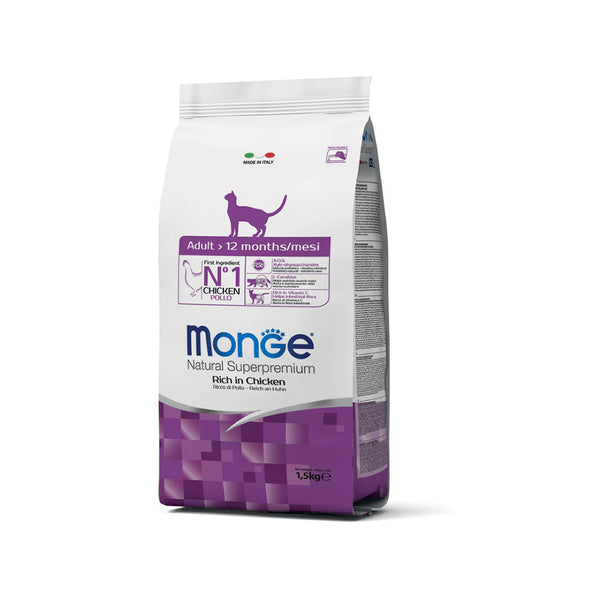 MONGE GATO ADULTO POLLO 1.5KG