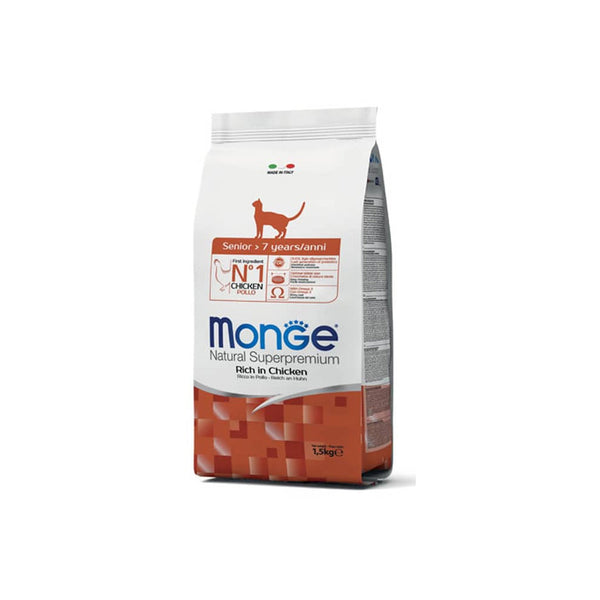 MONGE GATO SENIOR CHICKEN 1.5KG