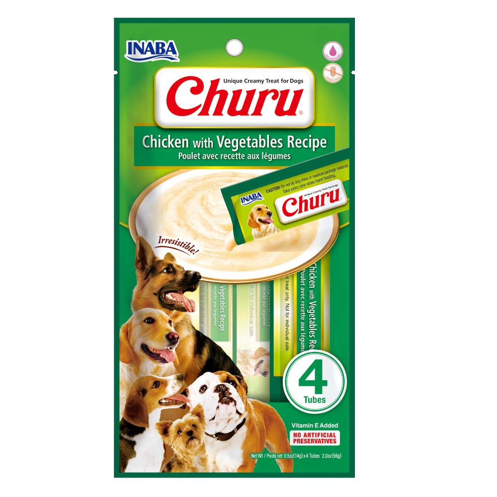 CHURU SOBRE PERRO POLLO VERDURAS 56GR