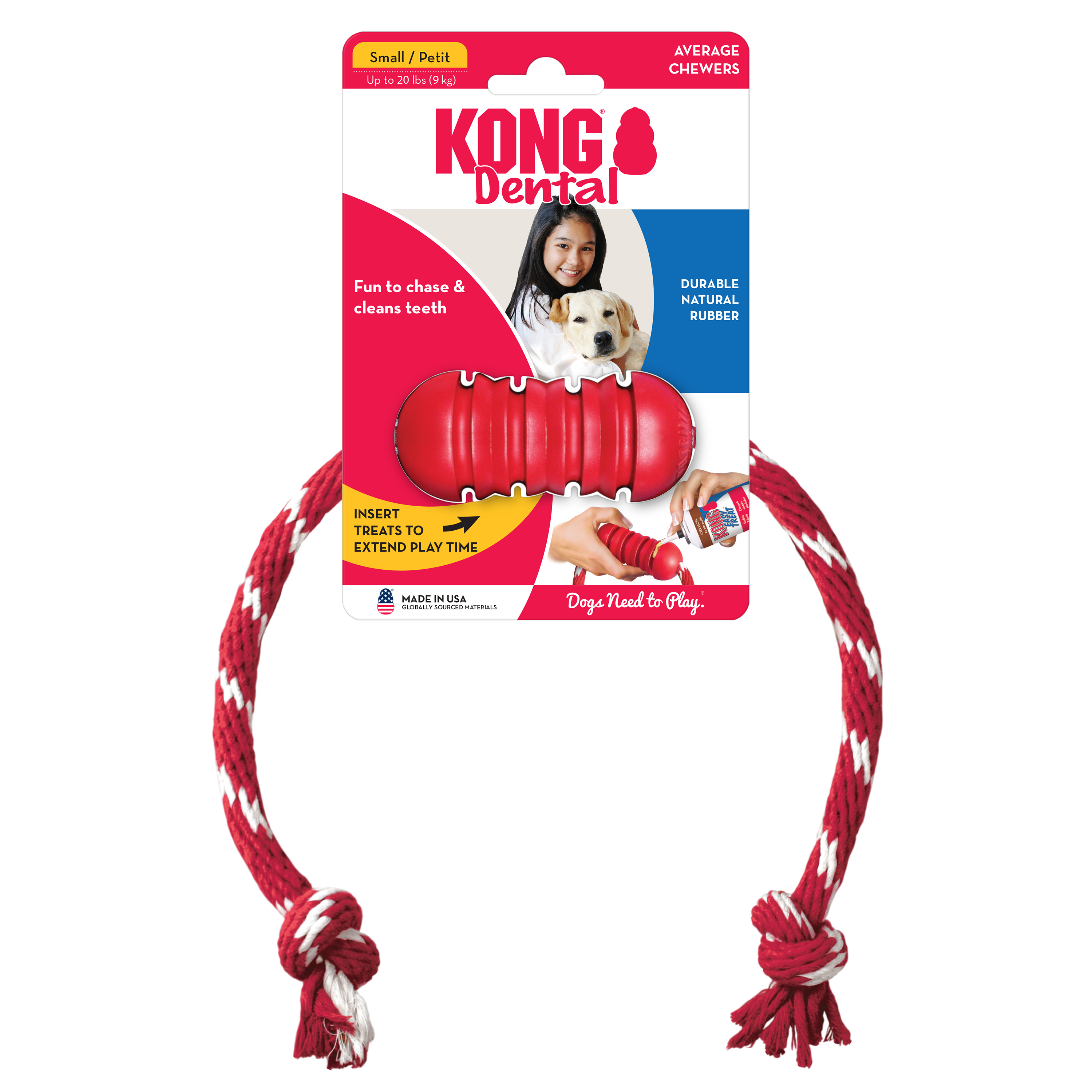 JUGUETE KONG DENTAL DOG PEQUEÑO