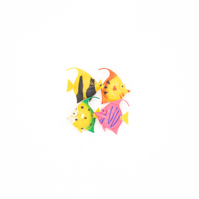 SET X4 ADORNO ACUARIO PECES  M2101
