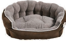 CAMA MASCOTA REDONDA ACOLCHADA CAFÉ (9253-2005)